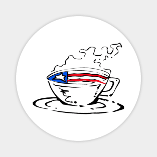 American Coffee Magnet